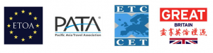 recommended organisations for COTRI trainings and Label CHINESE TOURIST WELCOME - HOTELITOUR - PATA - ETC - ETOA - VISIT BRITAIN